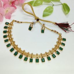Gyaan Jewels Artificial Stones Studded Jewellery Set-image-91