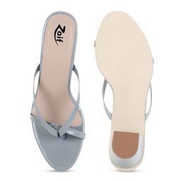 ZAIF Printed Block Mules with Bows image 2