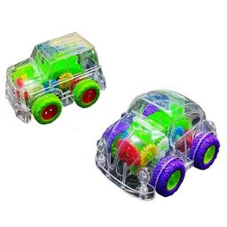 BabyGo Transparent Car Push and go Toy 4wd Car Friction Powered Cars 4 Wheel Drive Vehicles for Kids Plastic (  Multicolor) (Pack of 2)-13