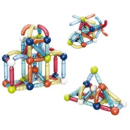 Sanjary Magnetic Building Stem & Steam Educational Construction Preschool Stick Toys for Kids 28 Pcs color design may vary-15