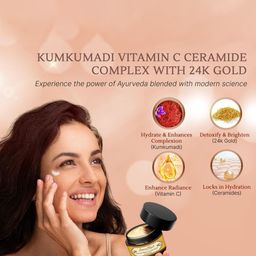 HERBS & GREENS Kumkumadi Vitamin C Ceramide Complex With 24K Gold - 50 g image 2