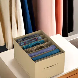 Kuber Industries Black Set of 4 Regular Drawer Organiser Organisers image 5