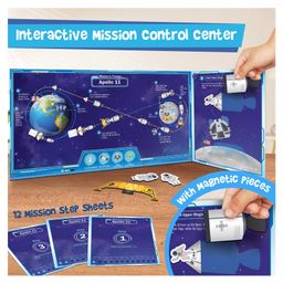 Imagimake Mapology Man's Journey to Moon 3D Puzzle  103 Pieces - Multicolor image 4