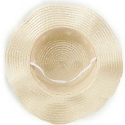 Babymoon Panda Patch & Horns Applique Detailed Cap With String - White image 4