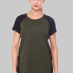 White Moon Women Colourblocked Cut Outs T-shirt-picture-13