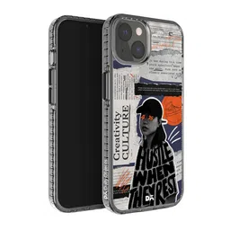 DailyObjects Hustle When They Rest Printed Impact Resistant iPhone 14 Super Slim Back Case image 5