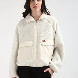 TOMMY HILFIGER Ancient White Plain Jacket-image-73