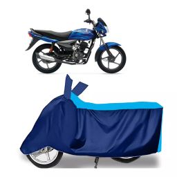 Auto Pearl Two Wheeler Cover for Bajaj Platina - Cyan, Blue-image-32