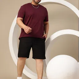 Sztori Men Plus Size Pure Cotton Chino Shorts-image-40