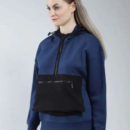 Rock.It Navy Regular Fit Color-Block Sweatshirt image 3