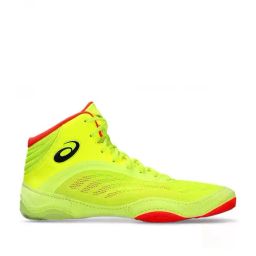 Asics Men's SPLIT ELITE PARIS Lime Indoor Court Shoes-picture-36