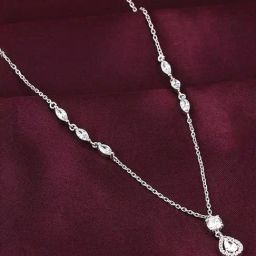 GIVA 925 Silver Regal Radiance Necklace-image-49