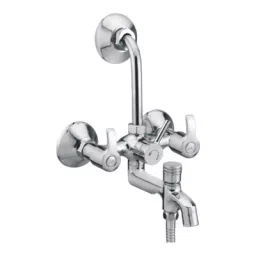Plato Metalic Finish Avoka Wall Mixer 3 In 1 Size Of 12.7 mm (1/2 Inch), A 015-image-15