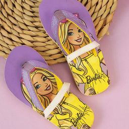 Kids Ville Girls Barbie Printed Thong Flip-Flops-image-98