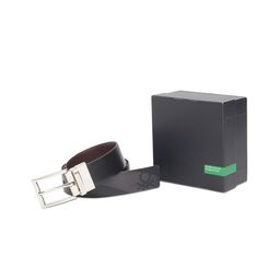 United Colors of Benetton Men Solid Tang Leather Reversible Belt-image-88