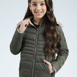 Monte Carlo Girls Striped Puffer Jacket-image-67