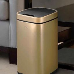 OBSESSIONS Champagne Gold Stainless Steel Sensor Dustbin for Home & Kitchen (12 L)-25