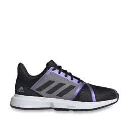 Adidas Men's CourtJam Bounce M Core Black Tennis Shoes-picture-15