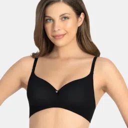 Amante Black Non Wired Padded T-Shirt Bra-picture-42
