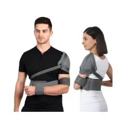 AccuSure Shoulder Immobilizer Arm Sling-Elastic Shoulder Brace for Broken or Fractured Bones - S-image-45