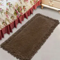 Saral Home Brown Cotton Runner - Set of 1-39
