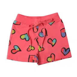 Tiny Girl Red Printed Shorts-image-57