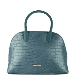 Caprese Blue Textured Medium Handbag-43