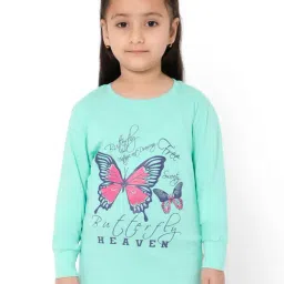 Bodycare Kids Light Green Printed Full Sleeves T-Shirt-image-76