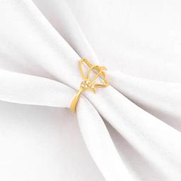 GIVA 925 Sterling Silver Golden SparklIng Wings Ring Adjustable For Women-image-31