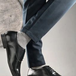 Alberto Torresi Men's Black Oxford Shoes-image-99