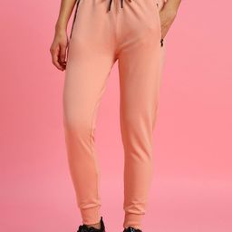 Bewakoof Women Pink Solid Joggers-28