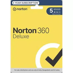 Norton 360 Deluxe 5 User 3 Years Total Security for PC, Mac, Android or iOS-48