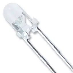 BROADCOM LED, 3MM, RED, 3MCD, 637NM, HLMP-K155 (Pack of 5 Pcs)-13