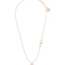 Forever New Rose Gold & Crystal Sierra Starburst Necklace-35