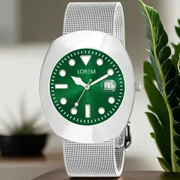 LOREM Men Patterned Dial & Analogue Watch LR143-6