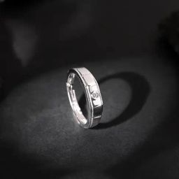 GIVA 925 Silver Generosity Ring Adjustable For Men-picture-27