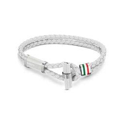 Ducati Corse Silver-Plated White Casual Bracelet for Men-17