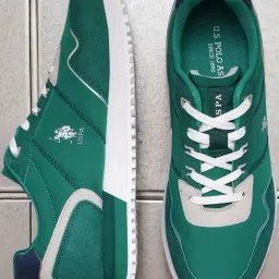 U.S. Polo Assn. Men's Green Casual Sneakers-picture-1