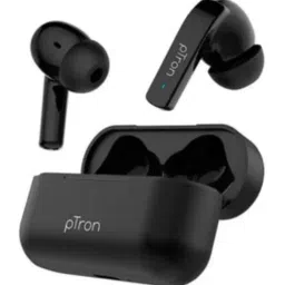 PTron Basspods 992 Active Noise Cancelling ANC Bluetooth 5.0 Wireless Earbuds (Black)-image-83