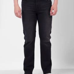 Numero Uno Washed Black Slim Fit Jeans-image-99