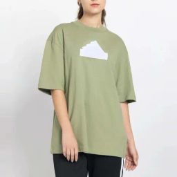 adidas Green Plain Sports T-Shirt-picture-34