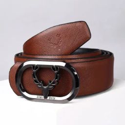 Allen Solly Brown Leather Waist Belt for Men-image-76