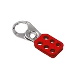 LISC Metal Safety Lockout Hasp Small Red, LISC-SVH-R-7