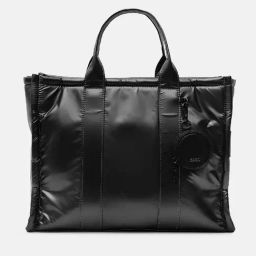Kazo Black Solid Large Tote Handbag With Pouch-16