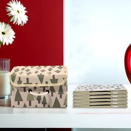 Aura Cream-Coloured Set of 6 Regular Drawer Organiser Organisers-2