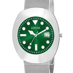 LOREM Men Patterned Dial & Analogue Watch LR143 image 3