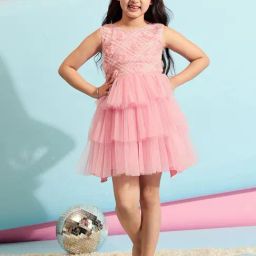 StyloBug Girls Pink Dress-image-99