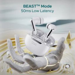 Boat Airdopes 141 ANC In Ear BT Earbuds with 32 dB ANC & 42 Hrs Playback (White, True Wireless) image 4