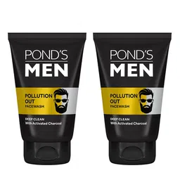 Ponds Men Set Of 2 Pollution Out Deep Clean Face Wash With Activated Charcoal - 100g Each-57