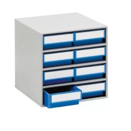 Treston 8 Drawer Storage Unit Plastic 395 x400 x300 mm Blue, 0840-6-image-55